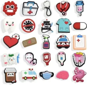 charms medicos crocs jibbliz